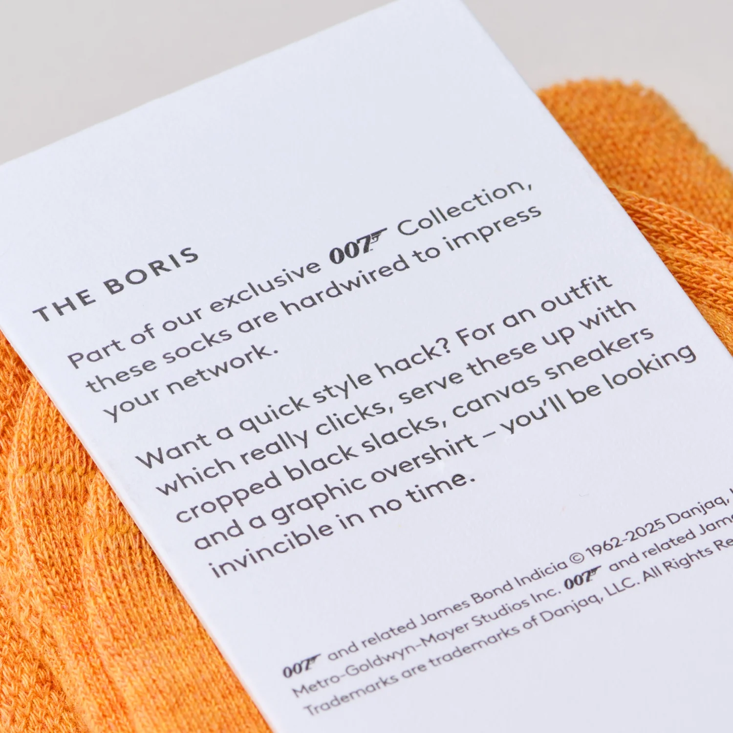 "The Boris" James Bond Socks - GoldenEye Edition - By The London Sock Exchange - Image 10
