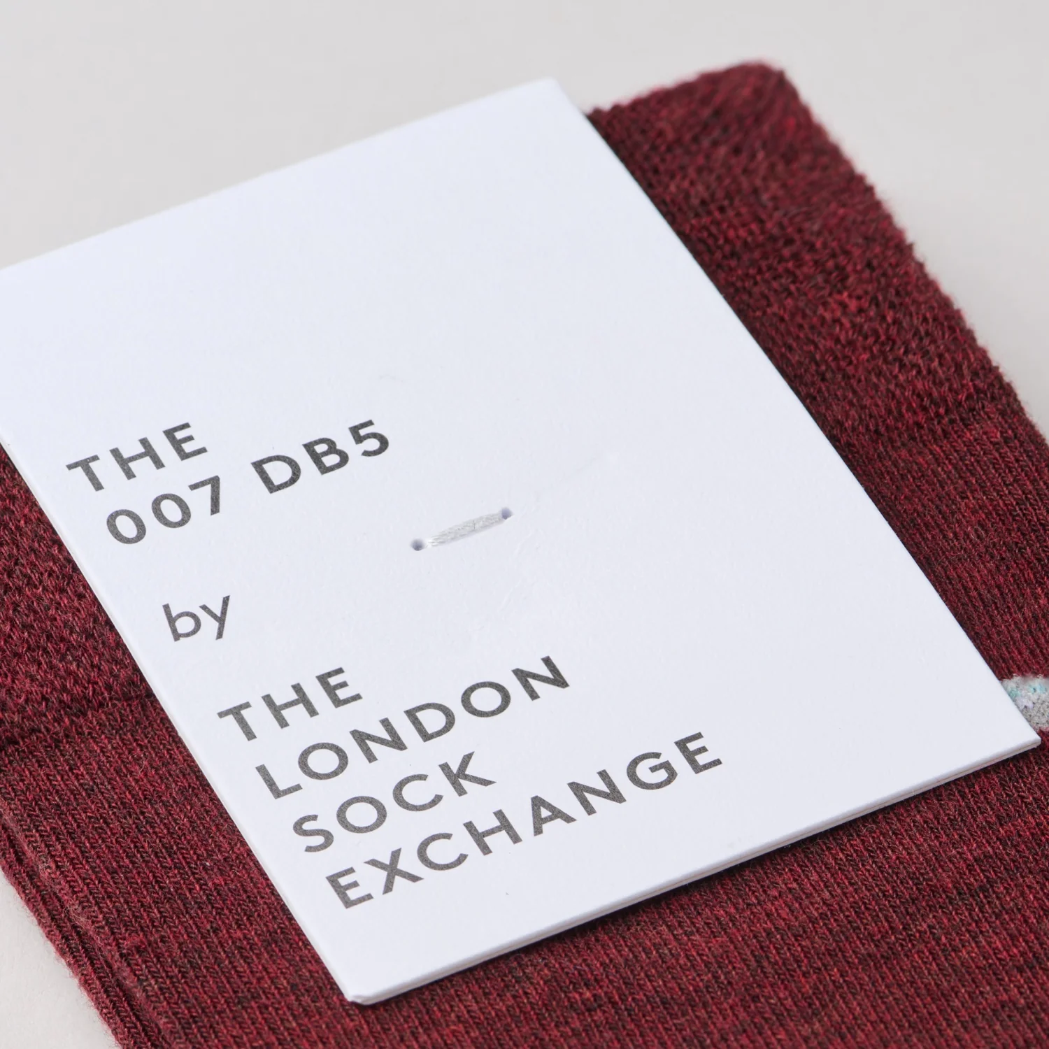 "The Burgundy 007 DB5" James Bond Socks - By The London Sock Exchange - Image 6