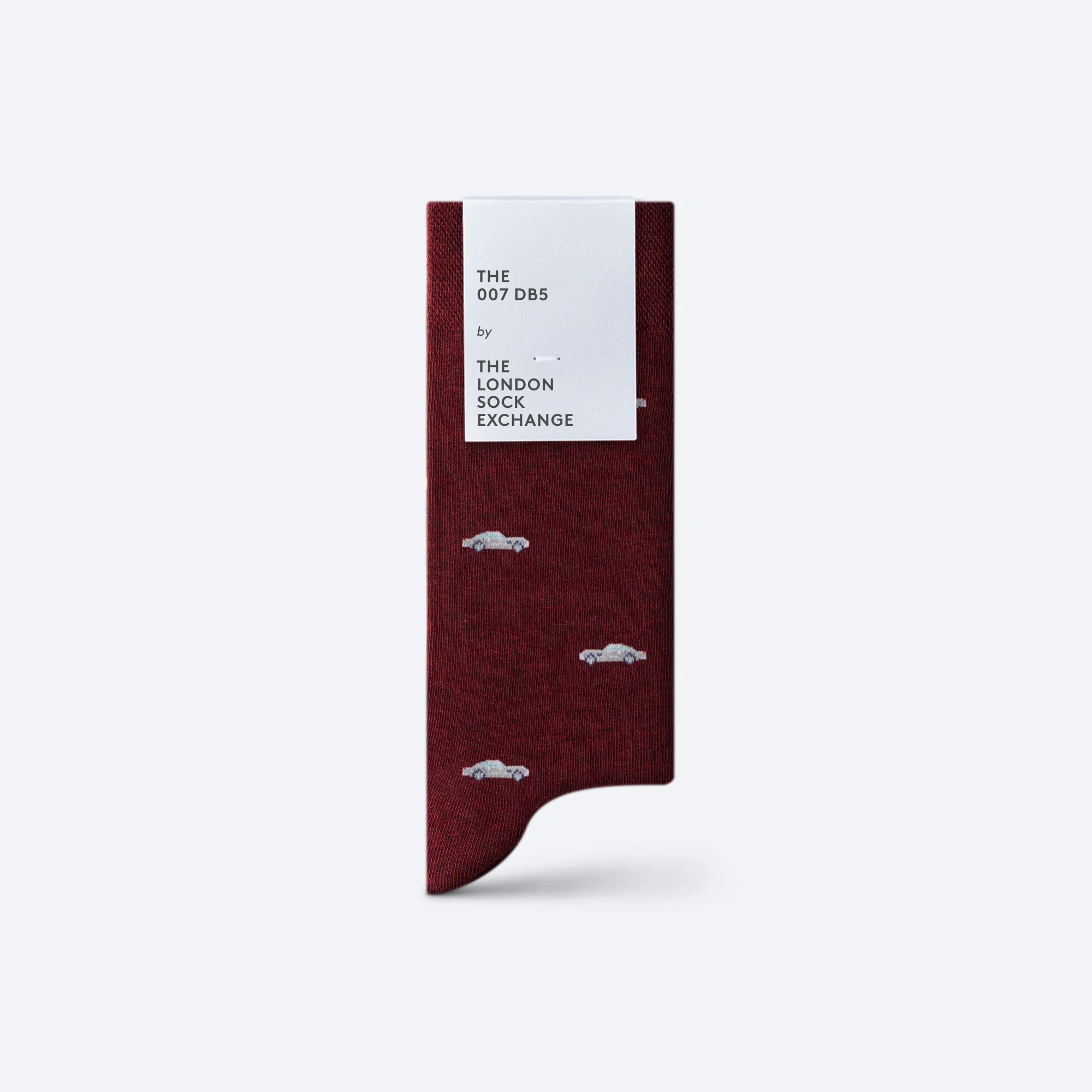"The Burgundy 007 DB5" James Bond Socks - By The London Sock Exchange - Image 9