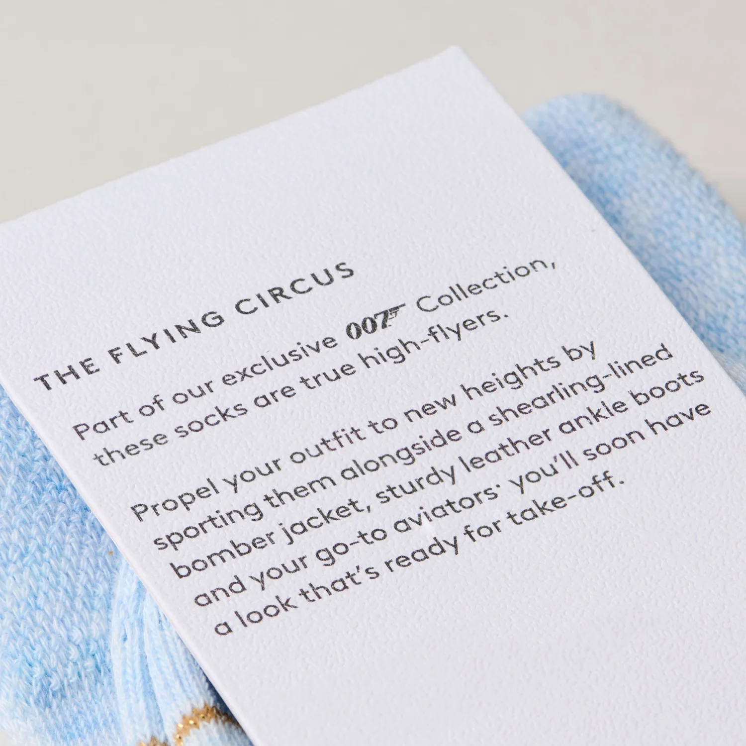 "The Flying Circus" James Bond Socks - Goldfinger Edition - By The London Sock Exchange - Image 7