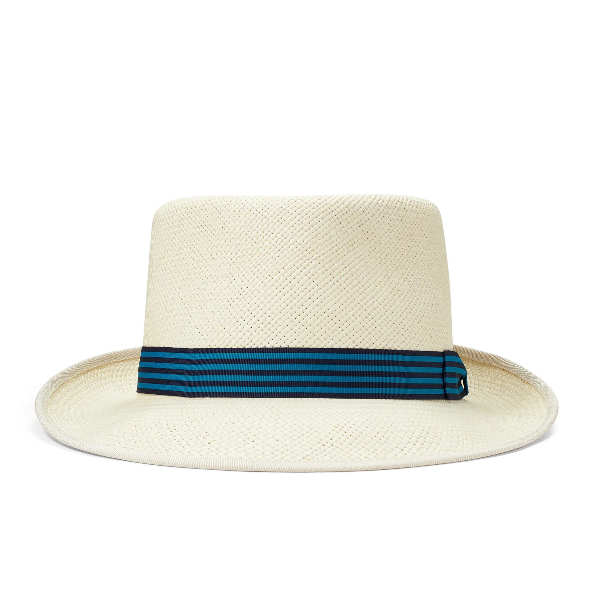 The James Bond Stoke Panama Trilby Hat - Goldfinger White Edition - by Lock & Co. - Image 10