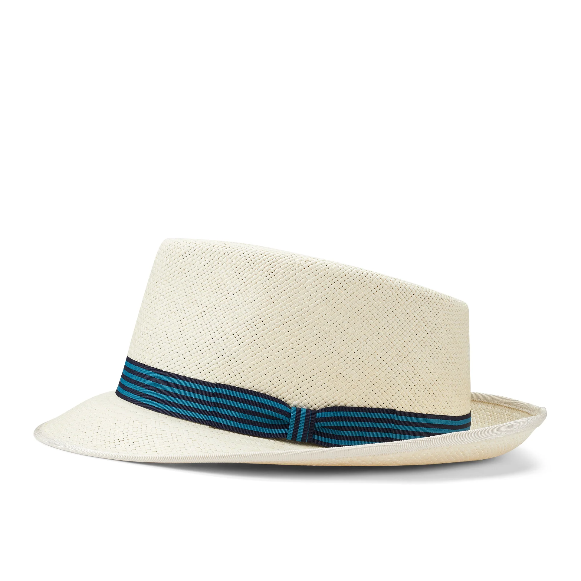 The James Bond Stoke Panama Trilby Hat - Goldfinger White Edition - by Lock & Co. - Image 5