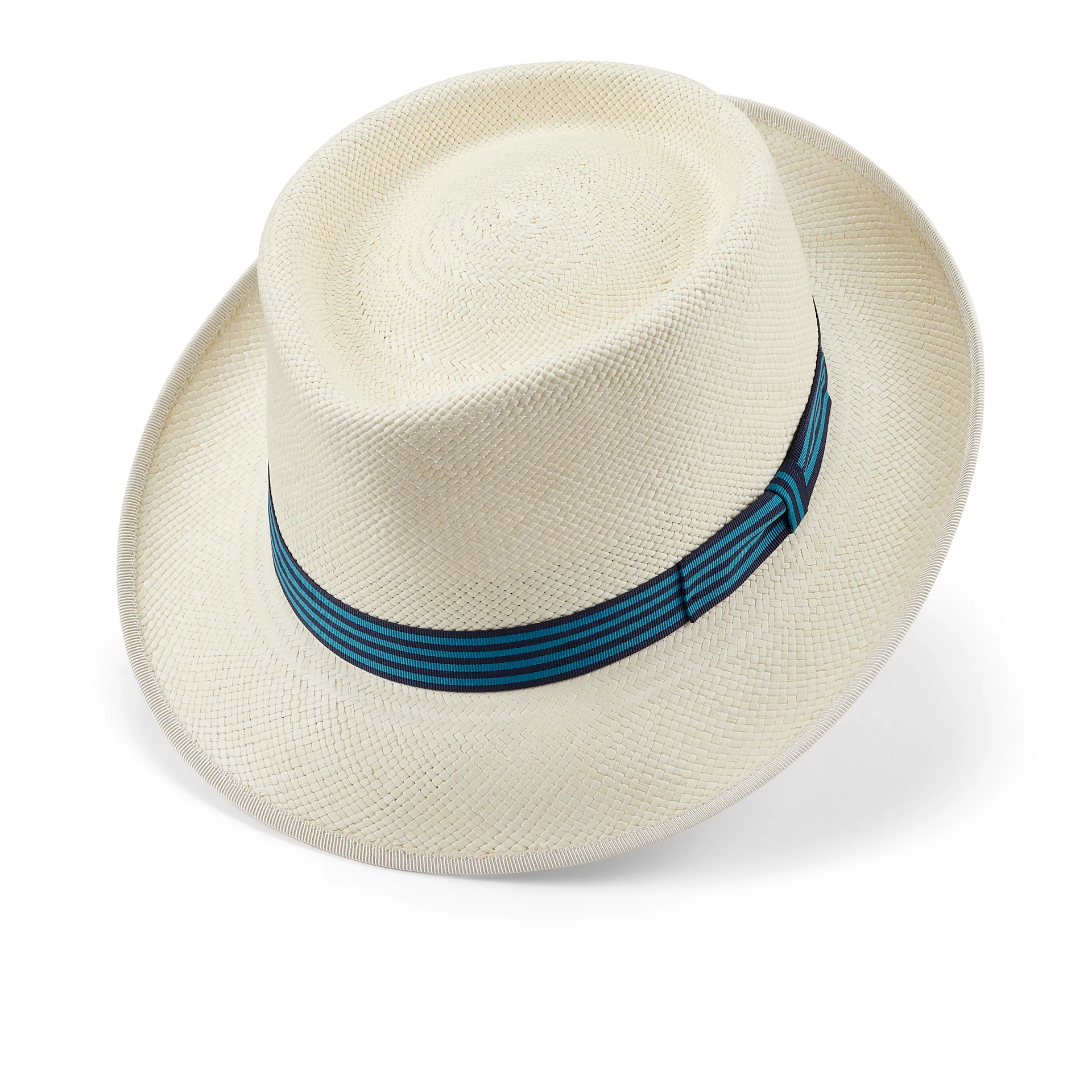 The James Bond Stoke Panama Trilby Hat - Goldfinger White Edition - by Lock & Co. - Image 8