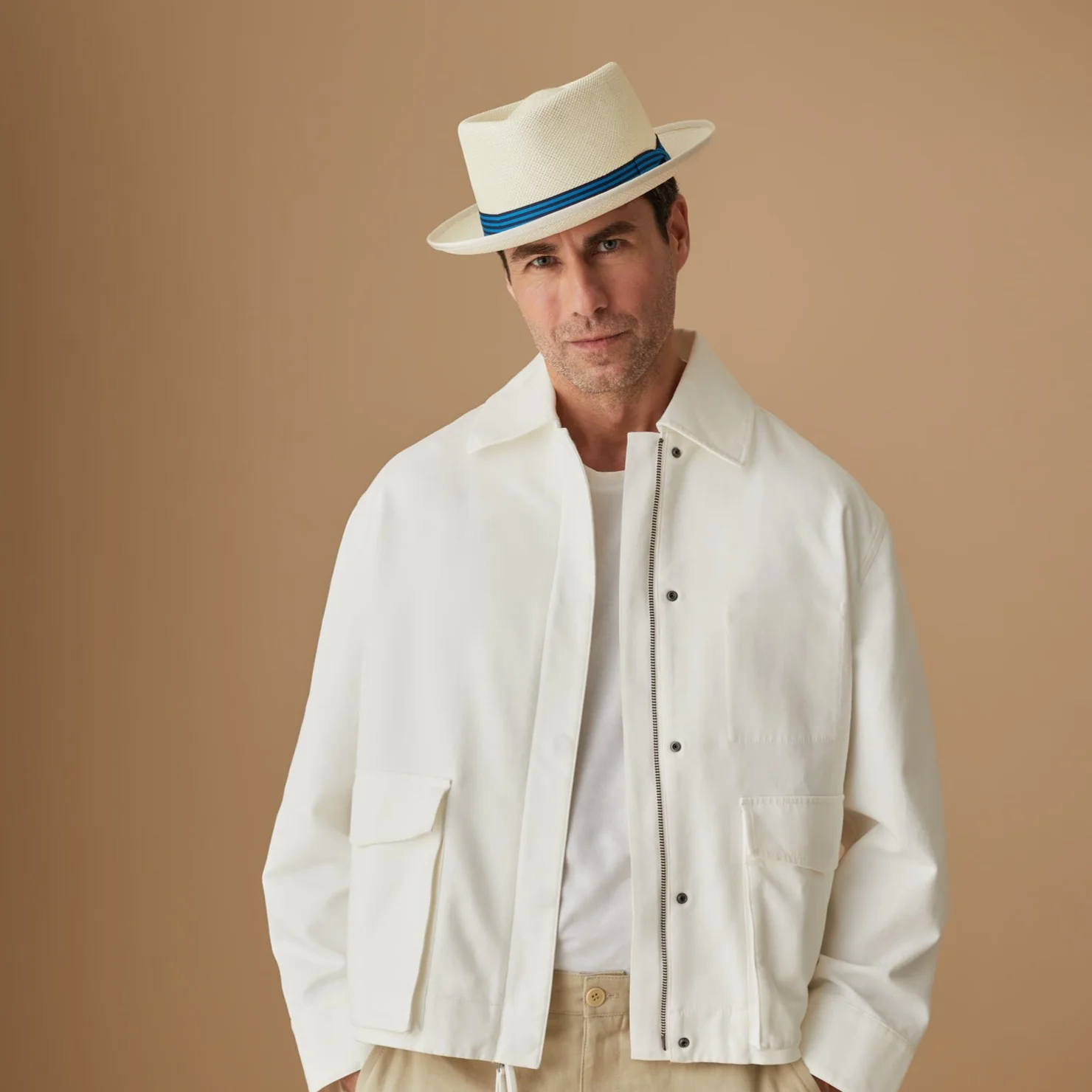 The James Bond Stoke Panama Trilby Hat - Goldfinger White Edition - by Lock & Co. - Image 9