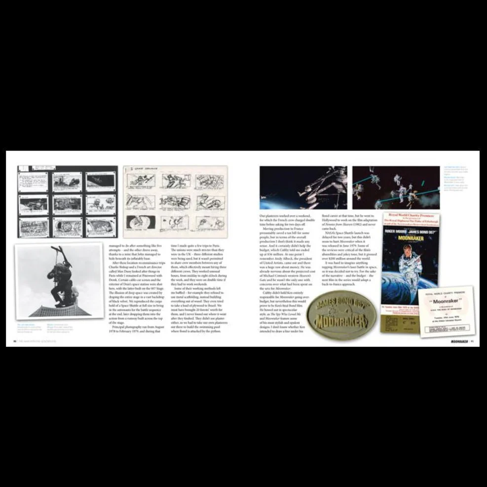 The Man With The Golden Eye Hardback Book - By Peter Lamont - Image 2