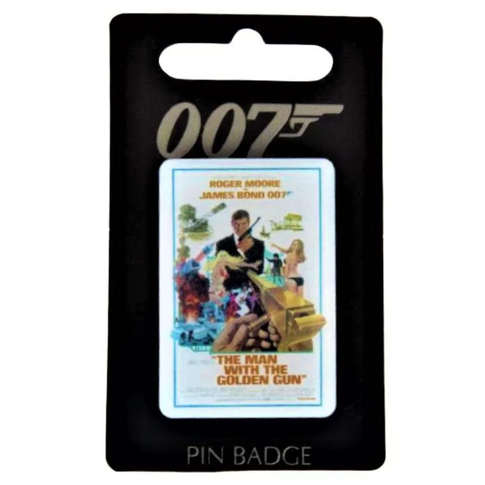 James Bond The Man With The Golden Gun Pin Badge
