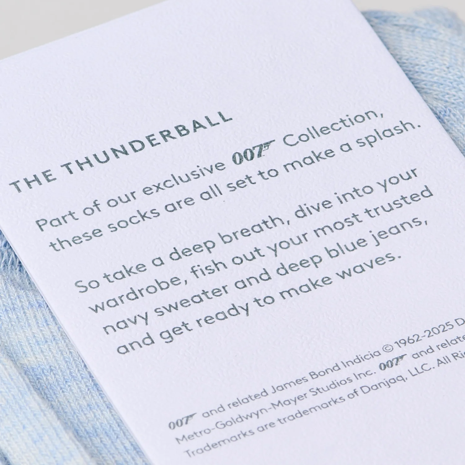 "The Thunderball" James Bond Socks - By The London Sock Exchange - Image 8